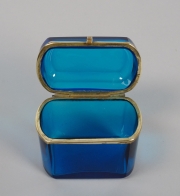 View 3: French Blue Glass Dresser Box