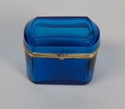 View 4: French Blue Glass Dresser Box