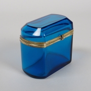View 5: French Blue Glass Dresser Box