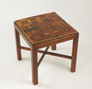 View 6: Inlaid Parcheesi Board Mounted as a Table, 19th c.