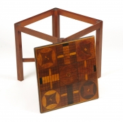 View 7: Inlaid Parcheesi Board Mounted as a Table, 19th c.
