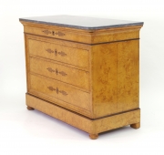 View 3: French Restauration Burr Ash Chest of Drawers, c. 1825