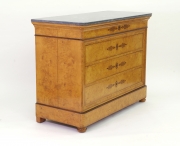 View 4: French Restauration Burr Ash Chest of Drawers, c. 1825