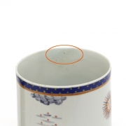 View 7: Chinese Export Porcelain Masonic Mug, c. 1795