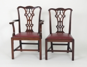 View 3: Set of Eight Chippendale Mahogany Dining Chairs (6+2), early 19th c.
