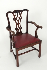 View 5: Set of Eight Chippendale Mahogany Dining Chairs (6+2), early 19th c.