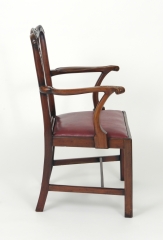 View 7: Set of Eight Chippendale Mahogany Dining Chairs (6+2), early 19th c.