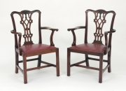 View 8: Set of Eight Chippendale Mahogany Dining Chairs (6+2), early 19th c.