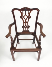 View 10: Set of Eight Chippendale Mahogany Dining Chairs (6+2), early 19th c.