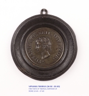 View 2: Set of Six Grand Tour Spelter Medallions, Mid 19th c.