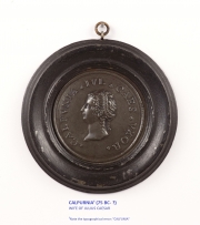 View 7: Set of Six Grand Tour Spelter Medallions, Mid 19th c.