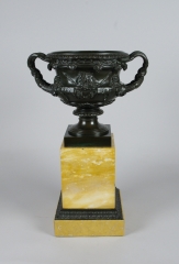 View 1: Fine Bronze and Sienna Marble Warwick Vase