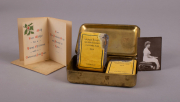 View 2: Rare Complete Brass WWI Princess Mary Box, 1918