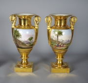 View 1: Fine Pair of Old Paris Porcelain Vases