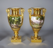 View 2: Fine Pair of Old Paris Porcelain Vases